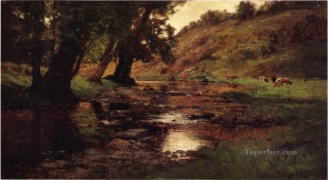 Las sombras Paisajes impresionistas de Indiana Theodore Clement Steele Pinturas al óleo
